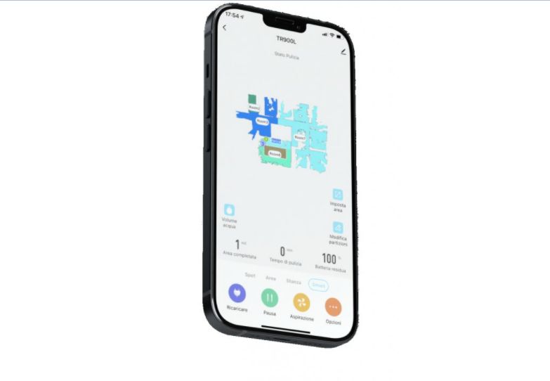 Robotický vysavač ROBO TR900L včetně základny pro napojení na centrální vysavač