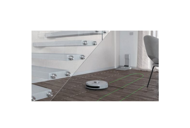 Robotický vysavač ROBO TR900L včetně základny pro napojení na centrální vysavač