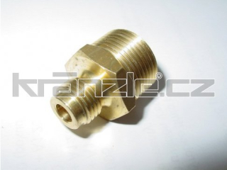 Šroubení 1/4 x M22 pro připojení k pistoli - mělké